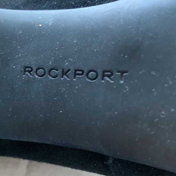 Rockport Women's Suede Black Boots Size 10 Side Zip - Picture 14 of 15